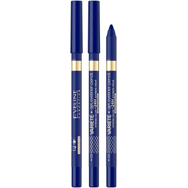 EVELINE Variete Gel Eyeliner Pencil żelowa kredka do oczu WTP 03 Blue 