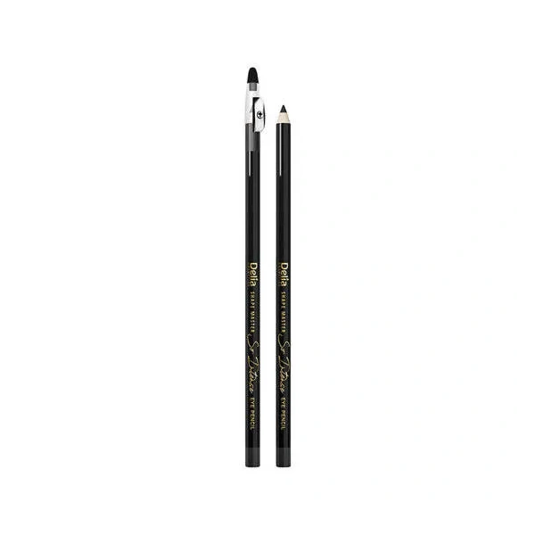 DELIA Shape Master Kredka do oczu z temperówką Black 2g