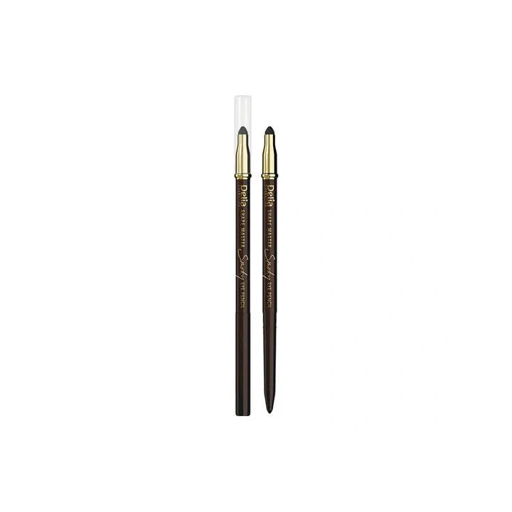 DELIA Shape Master kredka do oczu z gąbką Brown 2g