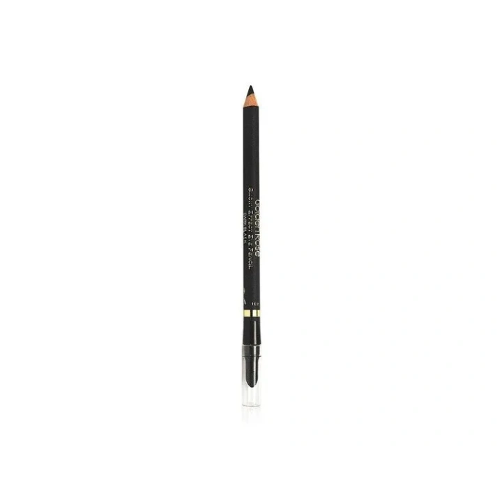 GOLDEN ROSE Smoky Effect Eye Pencil - kredka do oczu Dark Black 1,6g