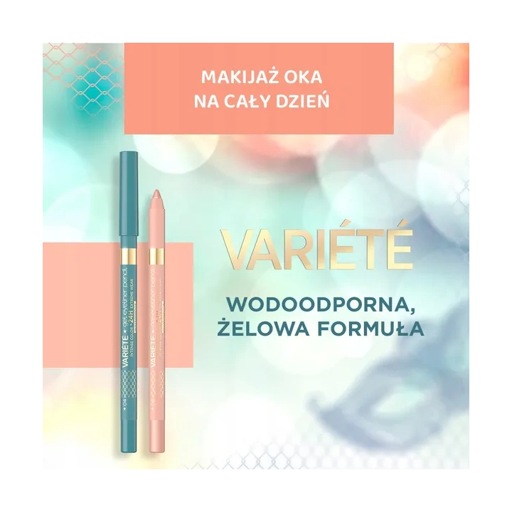 EVELINE Variete kredka do oczu żelowa, wodoodporna 14 Nude