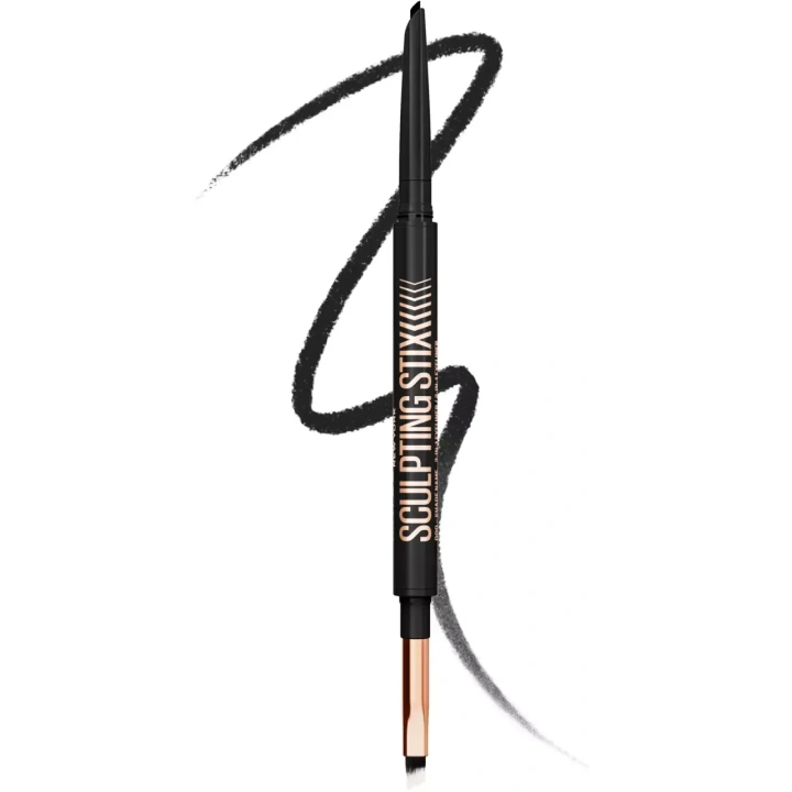MAYBELLINE Sculpting Stix eyeliner i kredka do oczu 2w1 016 Black Blur 5,5g