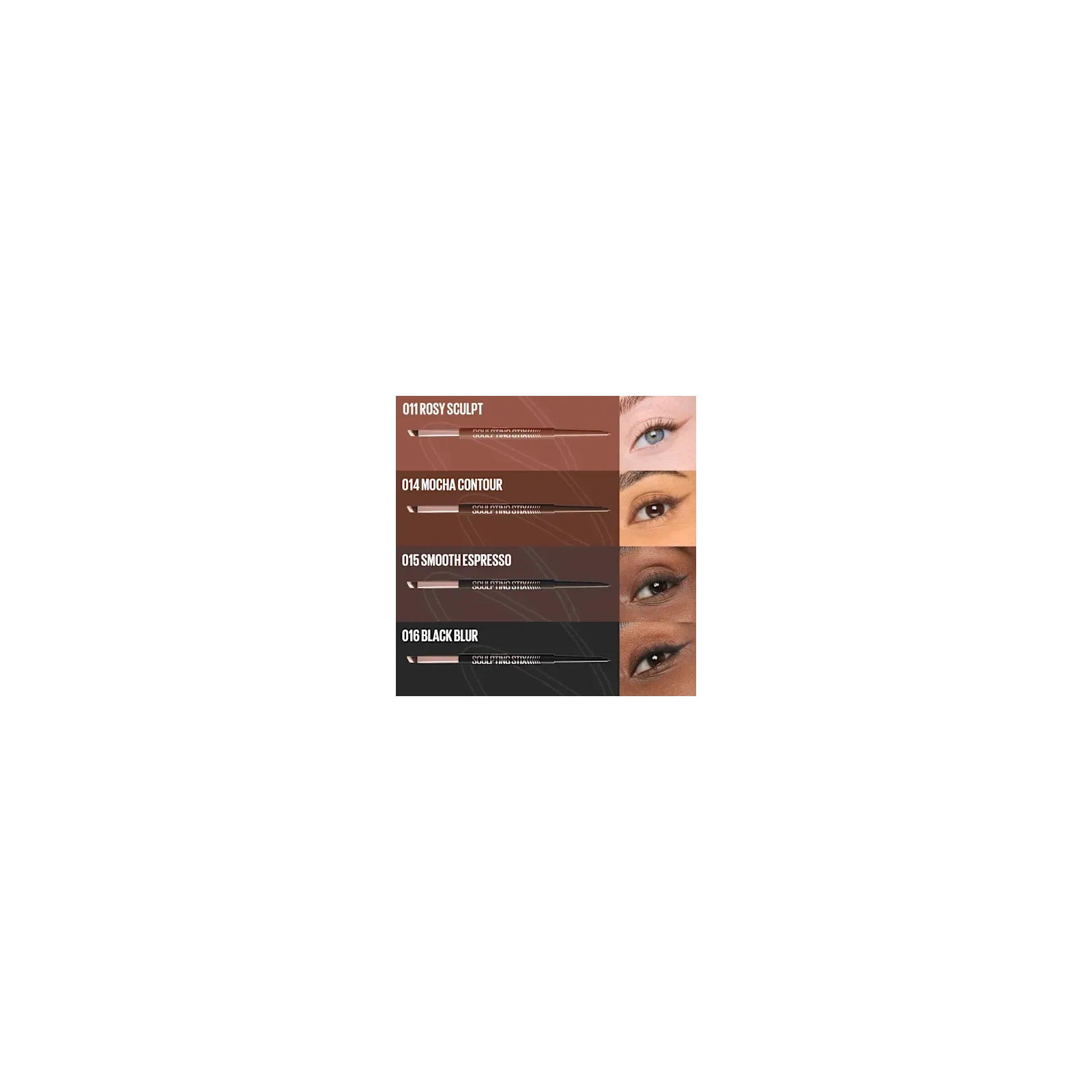 MAYBELLINE Sculpting Stix eyeliner i kredka do oczu 2w1 011 Rosy Sculpt 5,5g
