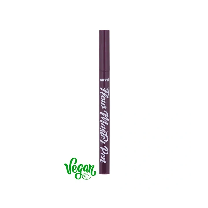 MIYO Flow Master Pen eyeliner w pisaku 02 Sweet Plum burgund 