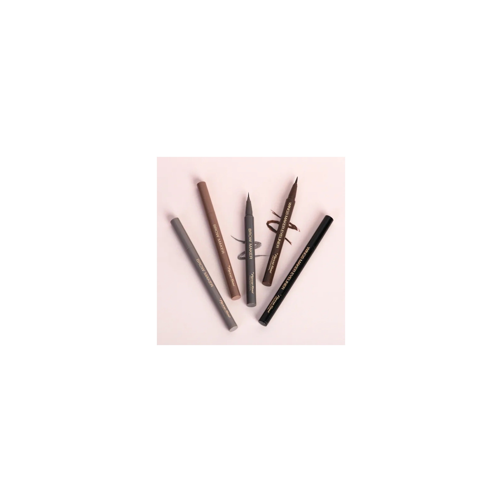 PIERRE RENE Wings Marker Eyeliner pisak do oczu WTP Brązowy 