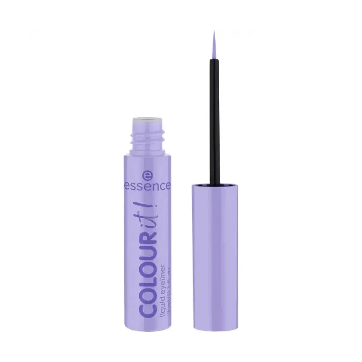 ESSENCE Colour It! Liquid eyeliner w pędzelku 03 Light Lilac 3ml 