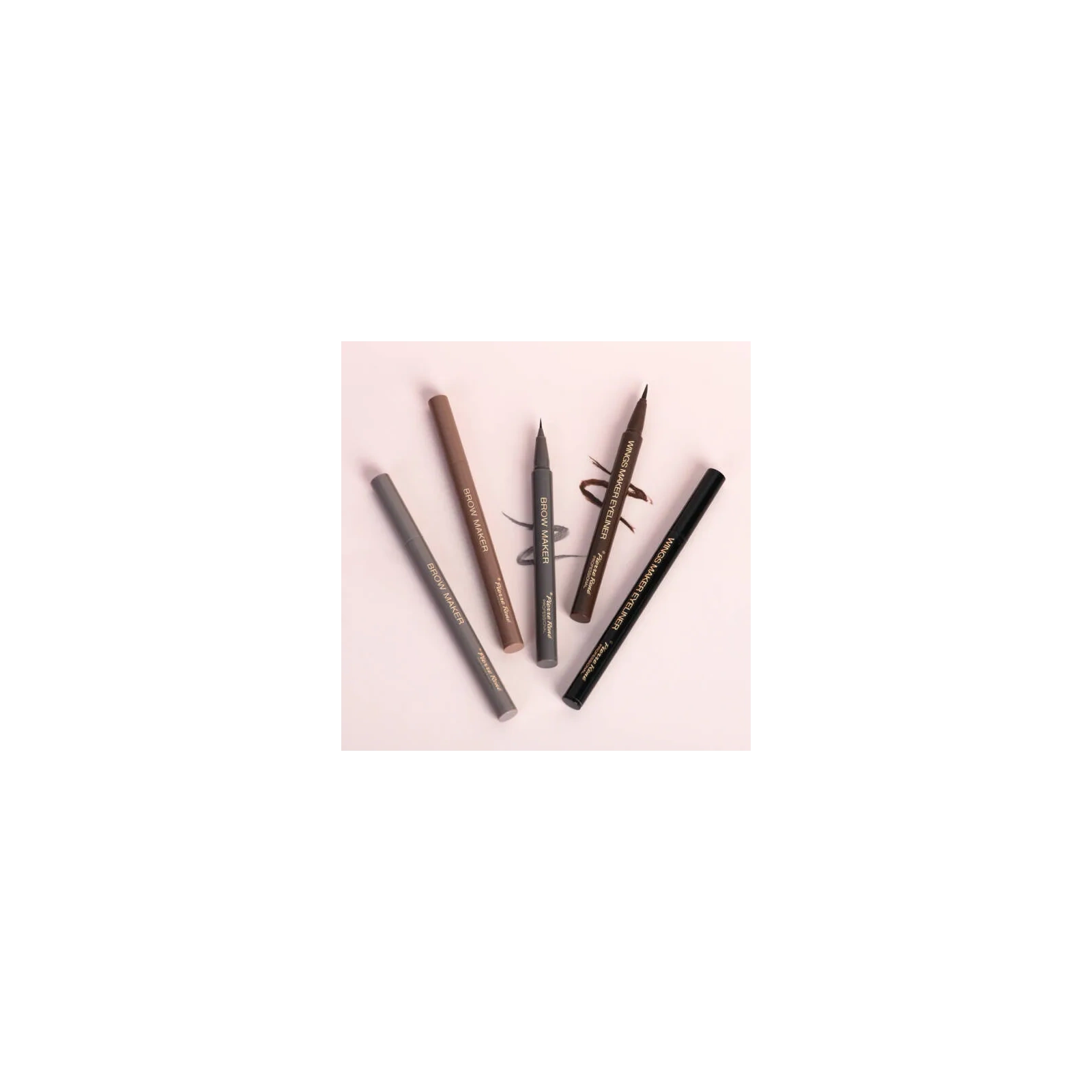PIERRE RENE Wings Marker Eyeliner pisak do oczu WTP Czarny 