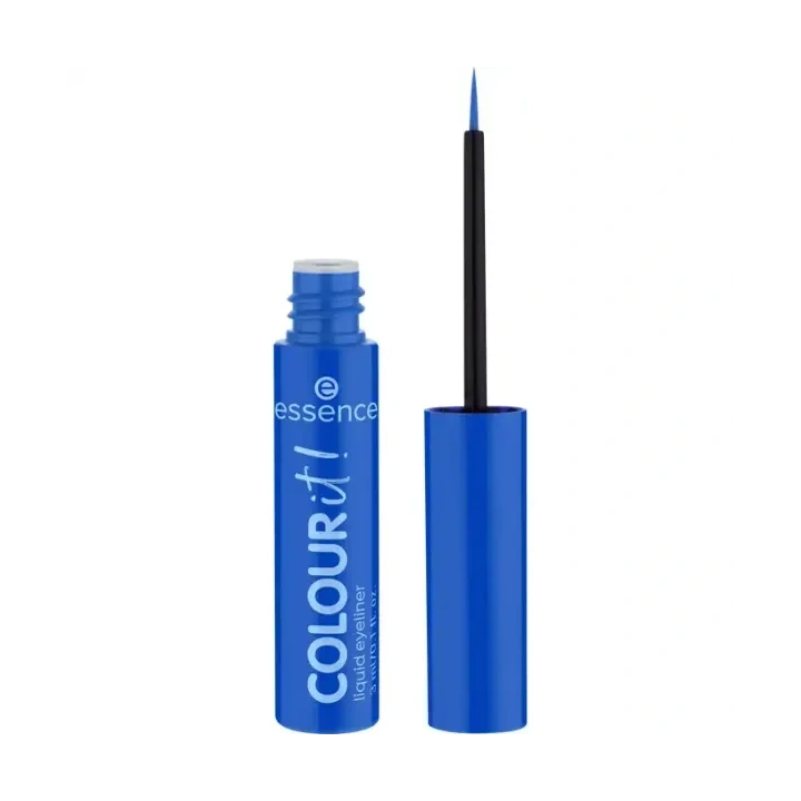 ESSENCE Colour It! Liquid eyeliner w pędzelku 01 Royal Blue 3ml