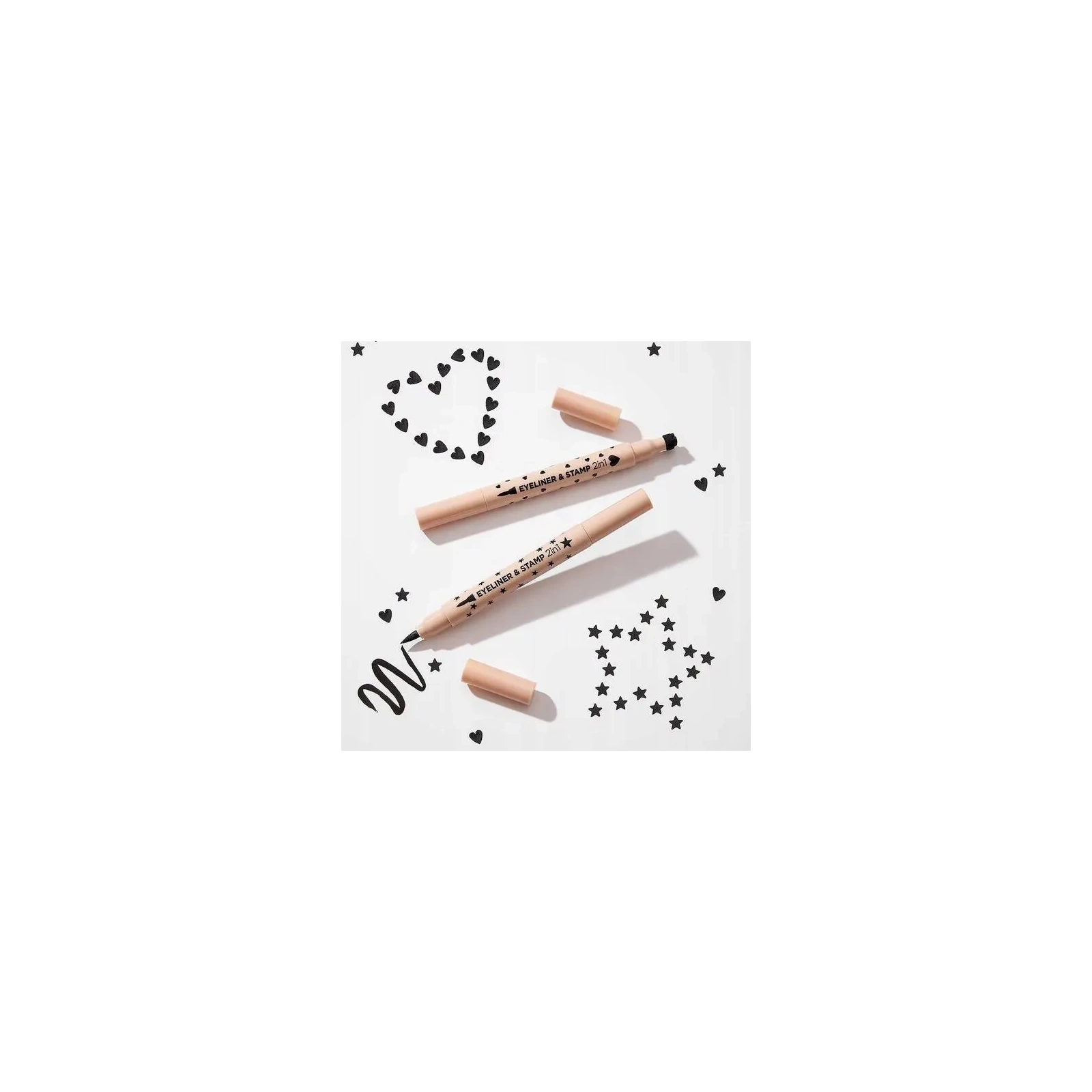 EVELINE Eyeliner & Stamp eyeliner ze stemplem w pisaku Gwiazdka 