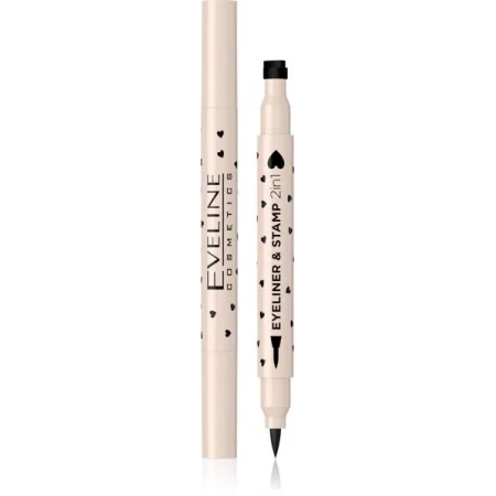 EVELINE Eyeliner & Stamp eyeliner ze stemplem w pisaku Serce 
