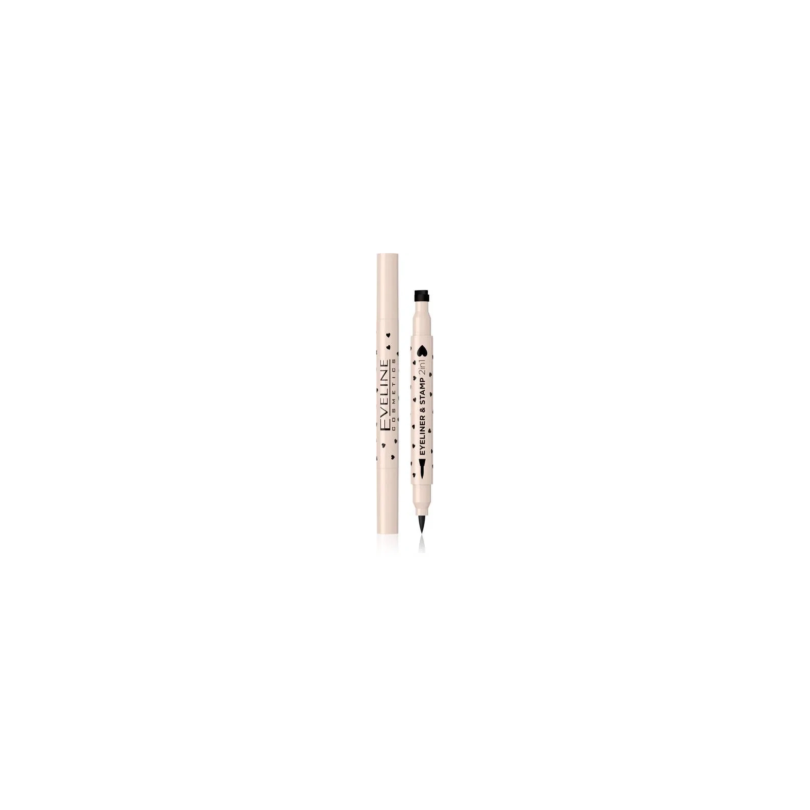 EVELINE Eyeliner & Stamp eyeliner ze stemplem w pisaku Serce 