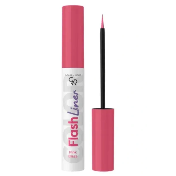 GOLDEN ROSE Flash Liner Colered kolorowy eyeliner 105 Pink Blaze 3,5ml 
