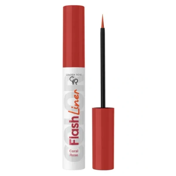 GOLDEN ROSE Flash Liner Colered kolorowy eyeliner 106 Coral Rose 3,5ml