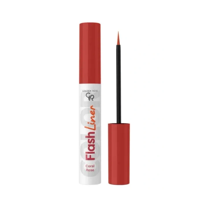 GOLDEN ROSE Flash Liner Colered kolorowy eyeliner 106 Coral Rose 3,5ml
