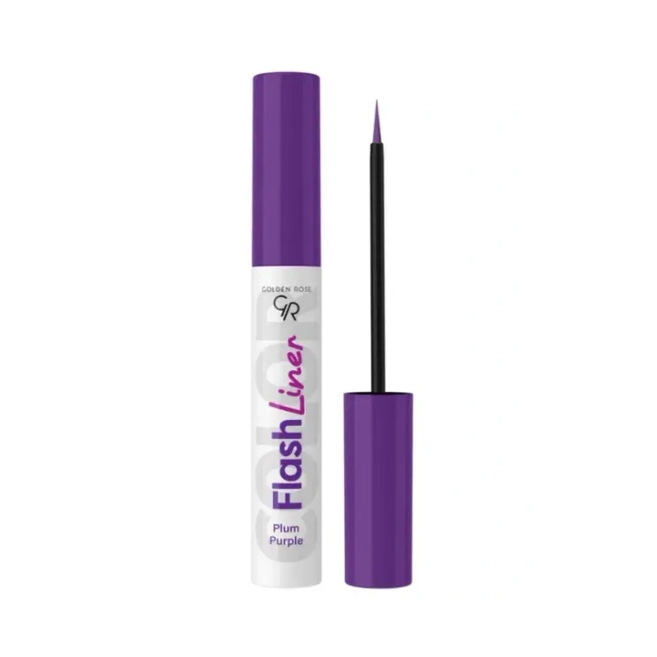 GOLDEN ROSE Flash Liner Colered kolorowy eyeliner 107 Plum Purple 3,5ml