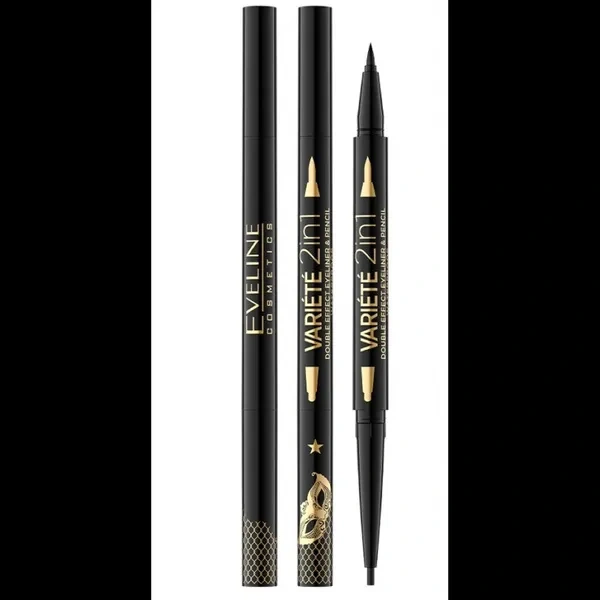EVELINE Variete Double Effect eyeliner i kredka 2w1