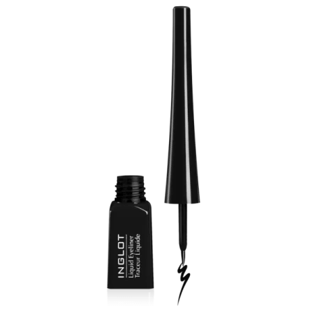 INGLOT Liquid Eyeliner konturówka do powiek w płynie 25 Czarny 4ml