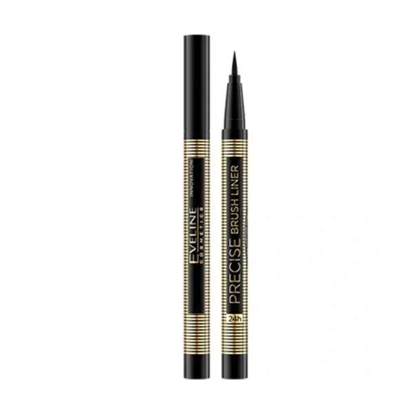 EVELINE Precise Brush Liner eyeliner z pędzelkiem Deep Black 2g