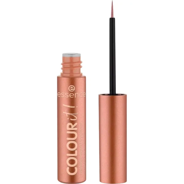 ESSENCE Colour It! Liquid eyeliner w pędzelku 01 Burnished Bronze 3ml