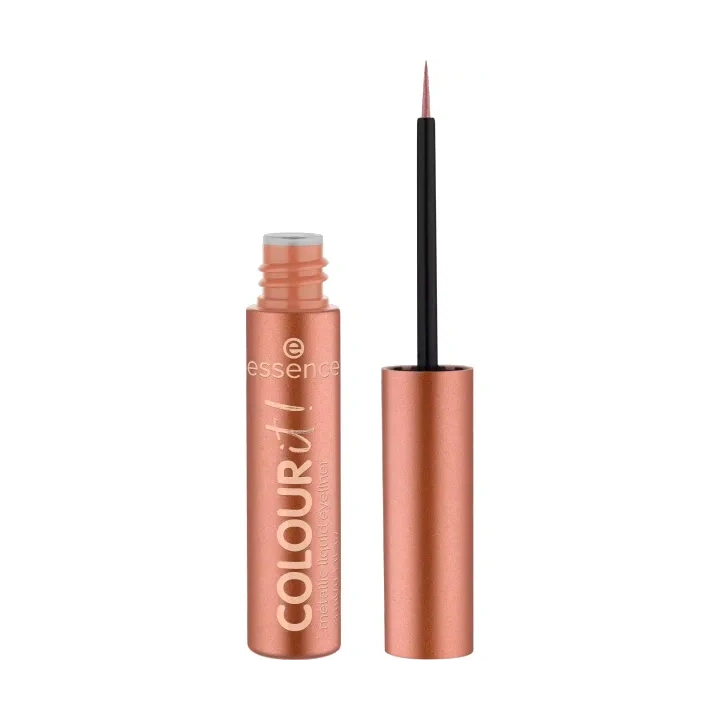 ESSENCE Colour It! Liquid eyeliner w pędzelku 01 Burnished Bronze 3ml