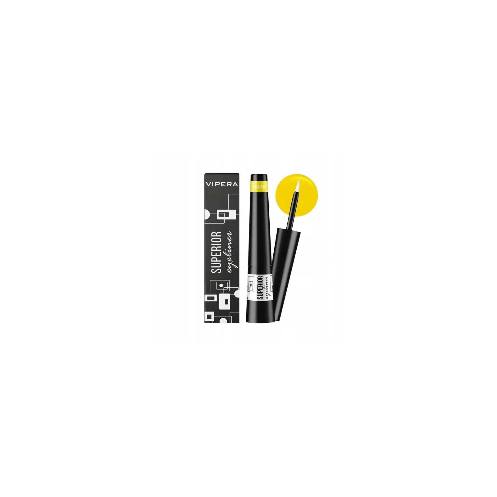 VIPERA Superior wodoodporny eyeliner do oczu 09 żółty Yellow 3ml