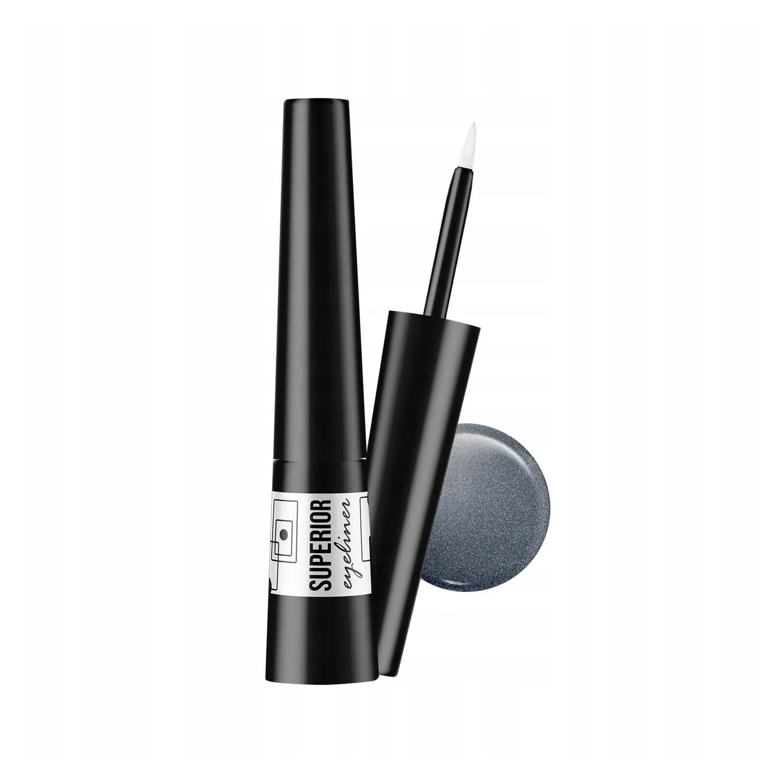VIPERA Superior wodoodporny eyeliner do oczu 05 srebrny Silver 3ml