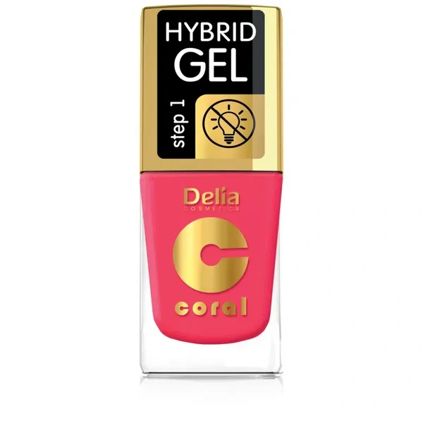 DELIA Coral Hybrid Gel hybrydowy lakier do paznokci 102 11ml