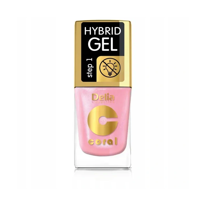 DELIA Coral Hybrid Gel hybrydowy lakier do paznokci 100 11ml