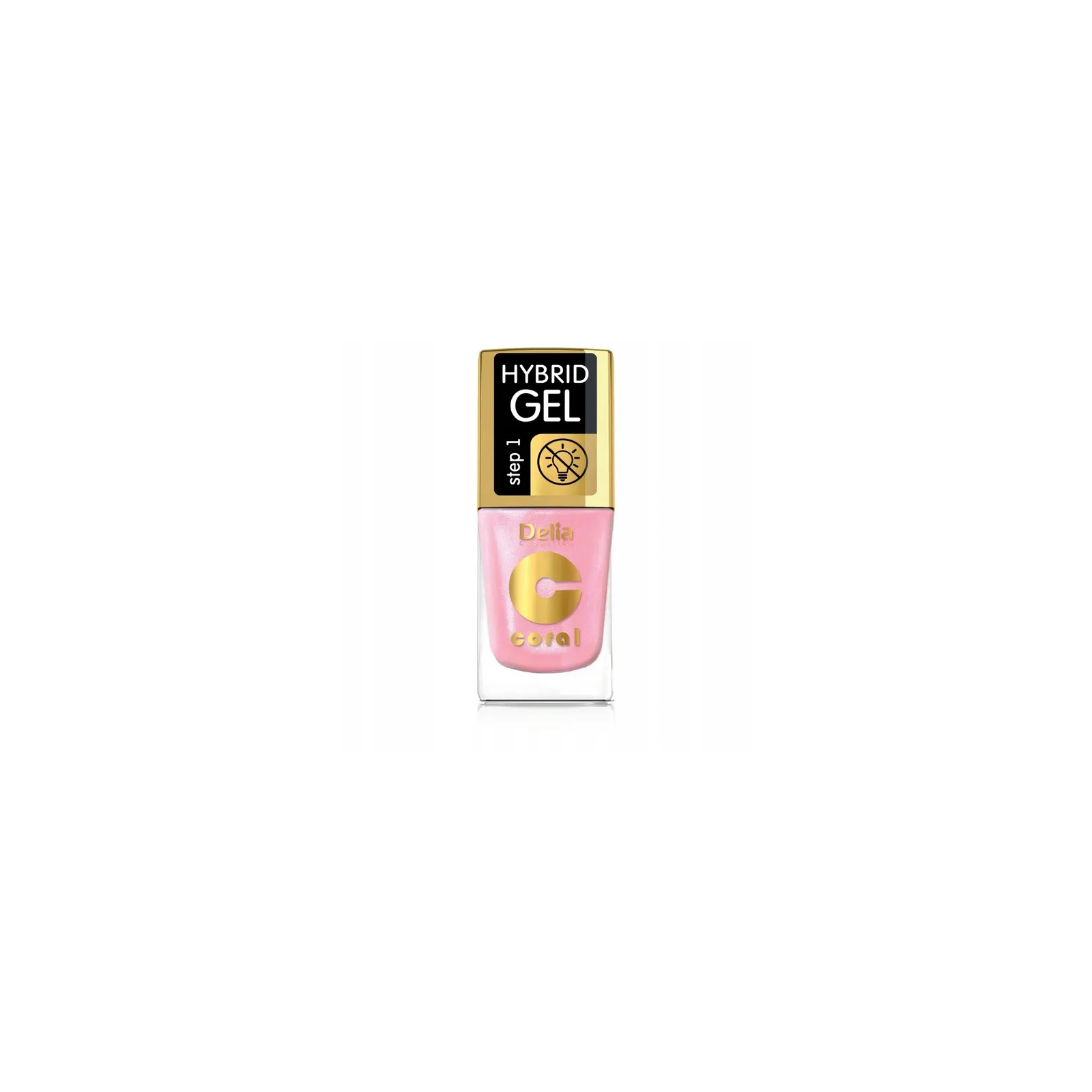 DELIA Coral Hybrid Gel hybrydowy lakier do paznokci 100 11ml