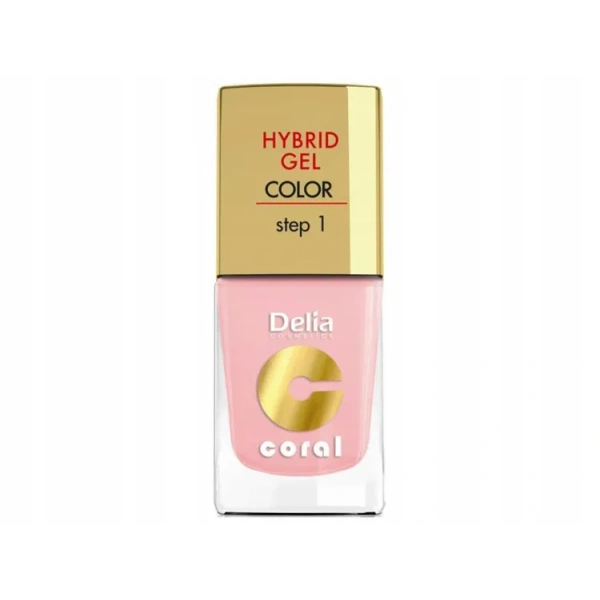 DELIA Coral Hybrid Gel hybrydowy lakier do paznokci 04 11ml