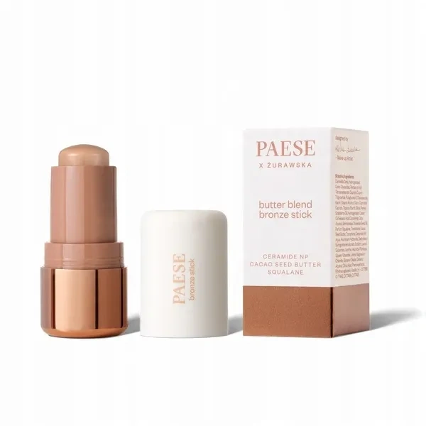 PAESE X Żurwaska Butter Blend masełkowy bronzer do twarzy w sztyfcie 01 Latte 6g