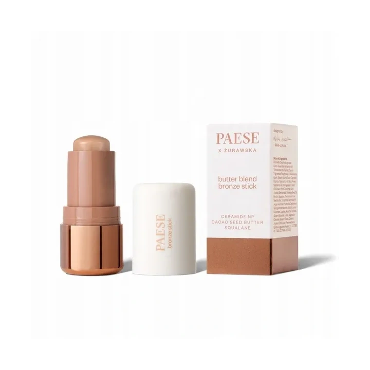 PAESE X Żurwaska Butter Blend masełkowy bronzer do twarzy w sztyfcie 01 Latte 6g