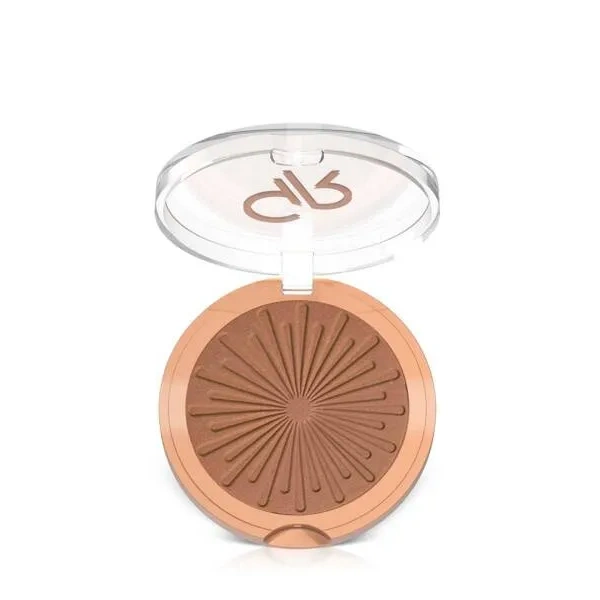 GOLDEN ROSE Sun Bright Bronzer Powder puder brązujący do twarzy 04 Sunset 12,5g 