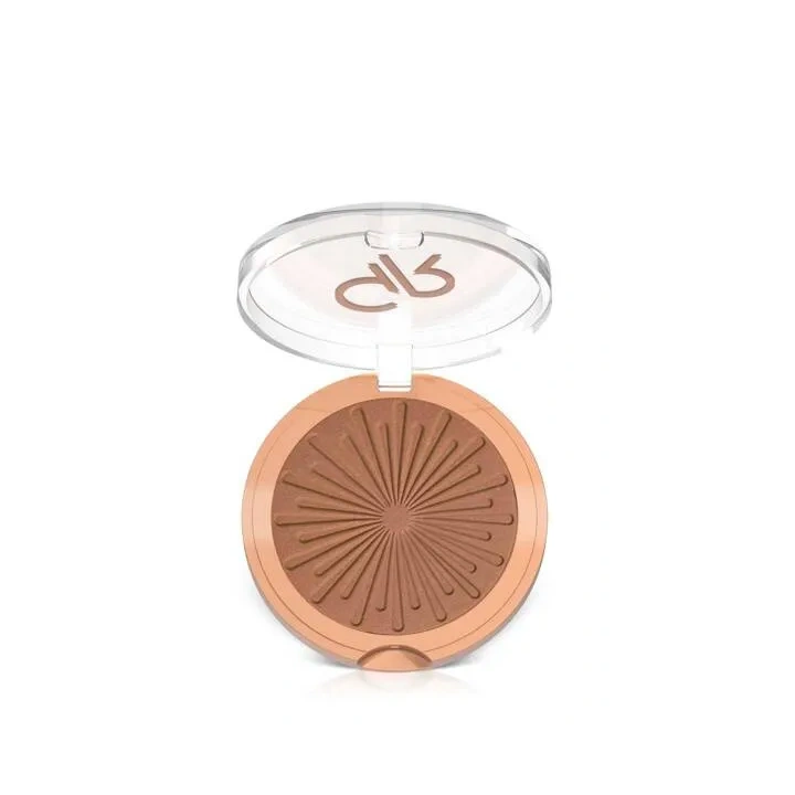 GOLDEN ROSE Sun Bright Bronzer Powder puder brązujący do twarzy 04 Sunset 12,5g 