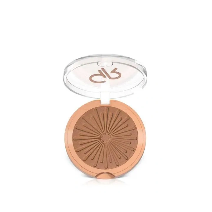 GOLDEN ROSE Sun Bright Bronzer Powder puder brązujący do twarzy 03 Golden Bronze 12,5g 