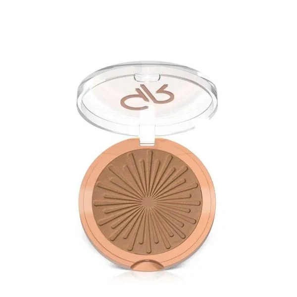 GOLDEN ROSE Sun Bright Bronzer Powder puder brązujący do twarzy 01 Sunglow 12,5g 