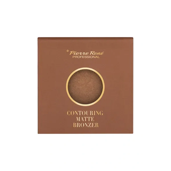 PIERRE RENE Contouring Matte Bronzer puder do twarzy brązujący 10g 