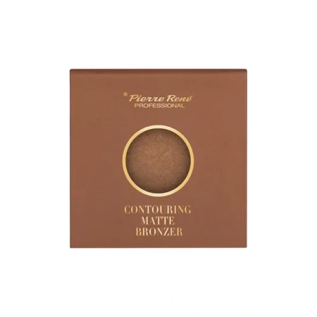 PIERRE RENE Contouring Matte Bronzer puder do twarzy brązujący 10g 