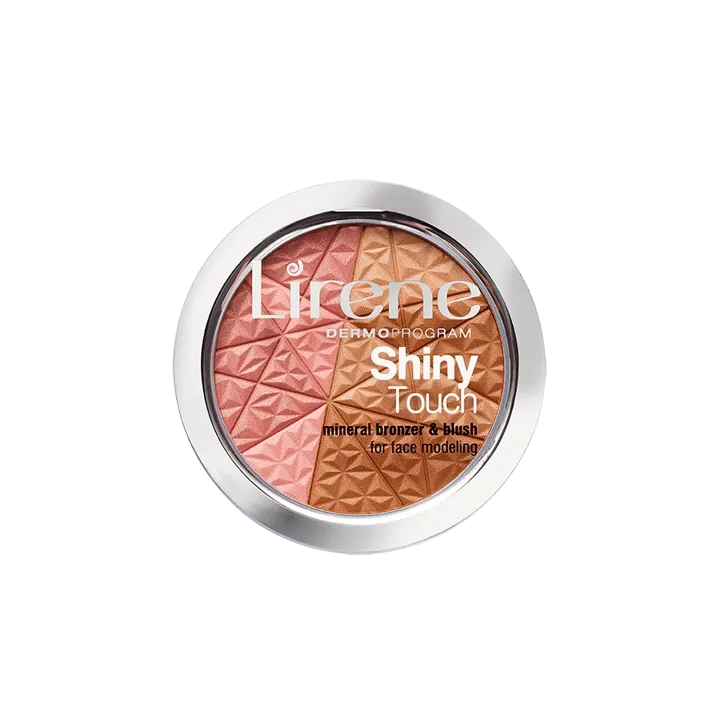 LIRENE Shiny Touch mineralny bronzer z różem 9g