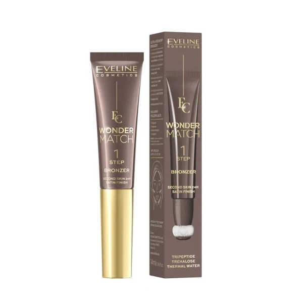 EVELINE Wonder Match kremowy bronzer do twarzy matowy 01 14ml