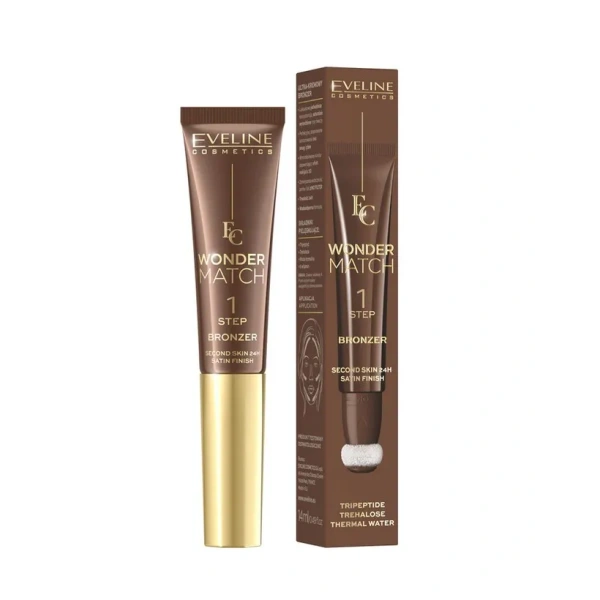 EVELINE Wonder Match kremowy bronzer do twarzy 02 14ml