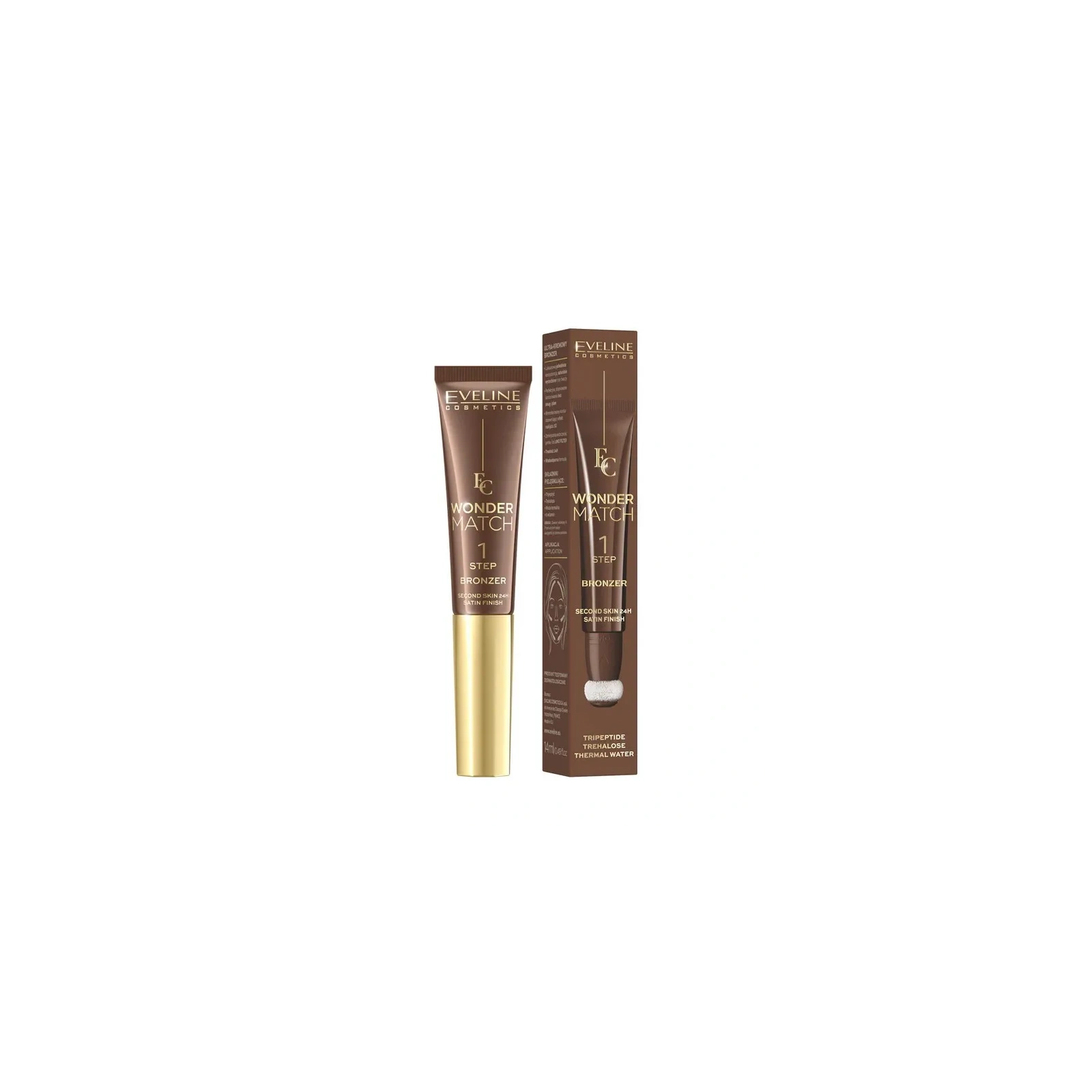 EVELINE Wonder Match kremowy bronzer do twarzy 02 14ml