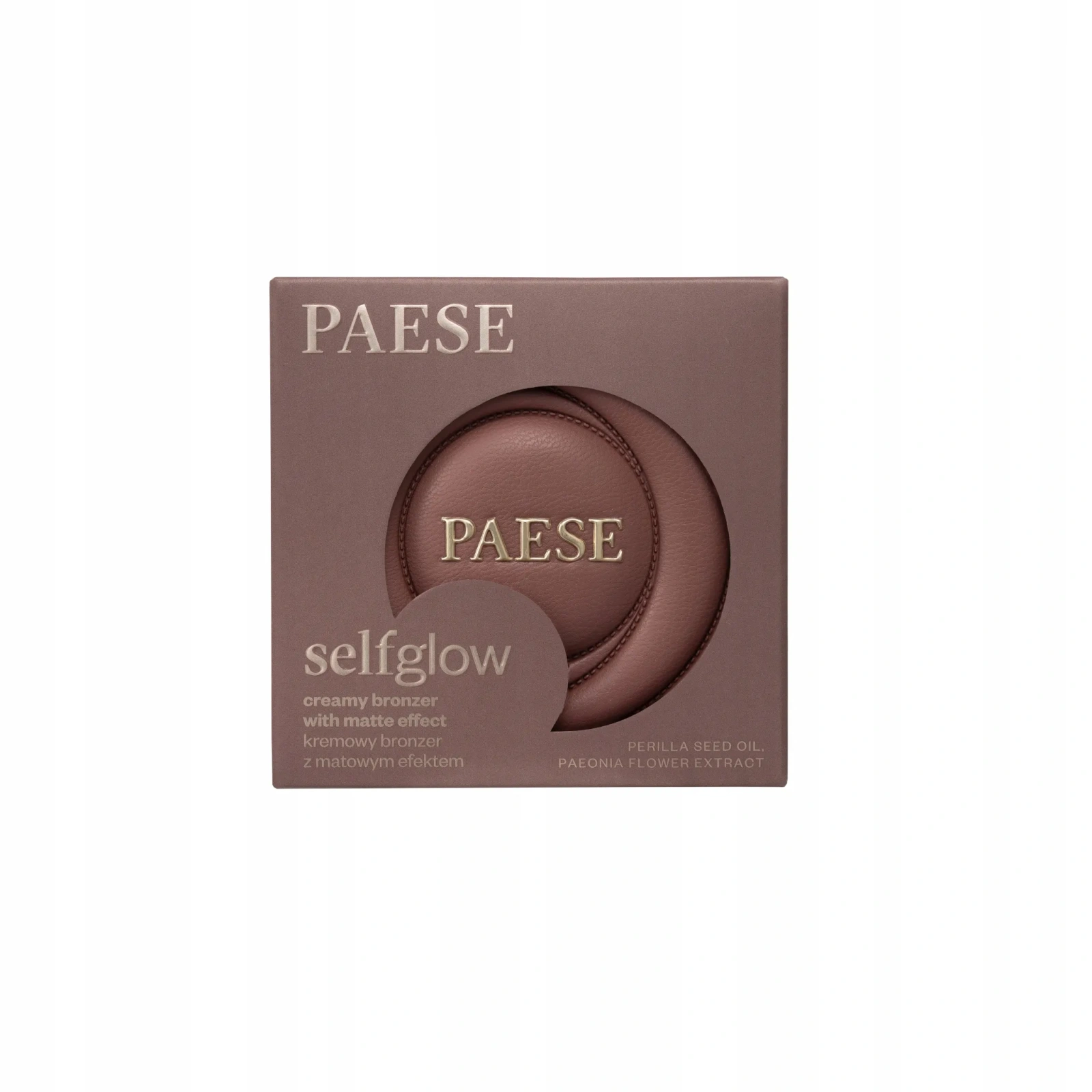 PAESE Selfglow kremowy bronzer z matowym efektem 01 Velvet Tan 8g