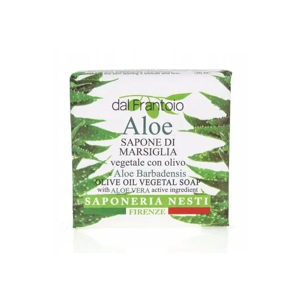 NESTI DANTE Dal Frantoio marsylkie mydło w kostce Aloes 100g
