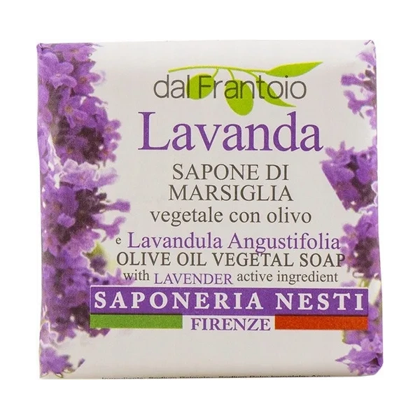 Nesti Dante NESTI DANTE Dal Frantoio marsylkie mydło w kostce Lawenda 100g — Składniki i ocena