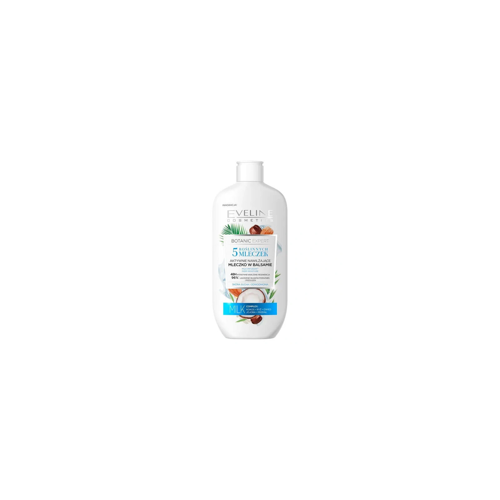 EVELINE Botanic Expert balsam do ciała 5 Roślinnych Mleczek 350ml
