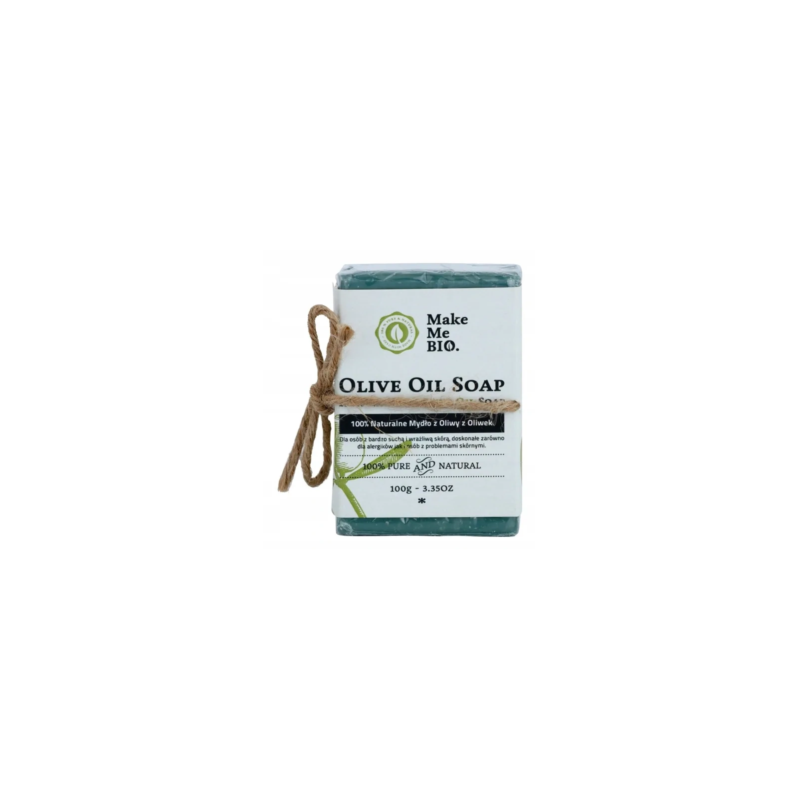 MAKE ME BIO Olive Tree mydło w kostce naturalne 100g 
