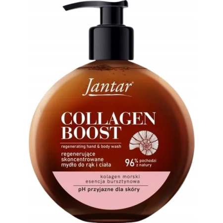 FARMONA Jantar mydło w płynie do rąk i ciała regenerujące Kolagen Boost 400ml