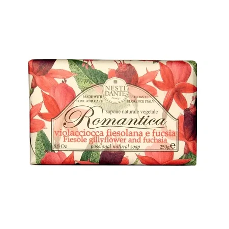 NESTI DANTE Romantica mydło w kostce Goździk i Fuksja 250g