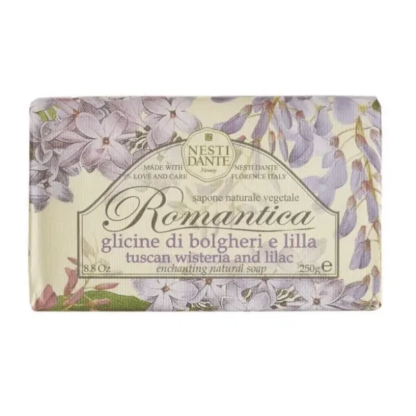 NESTI DANTE Romantica mydło w kostce Glicynia i Lilia 250g
